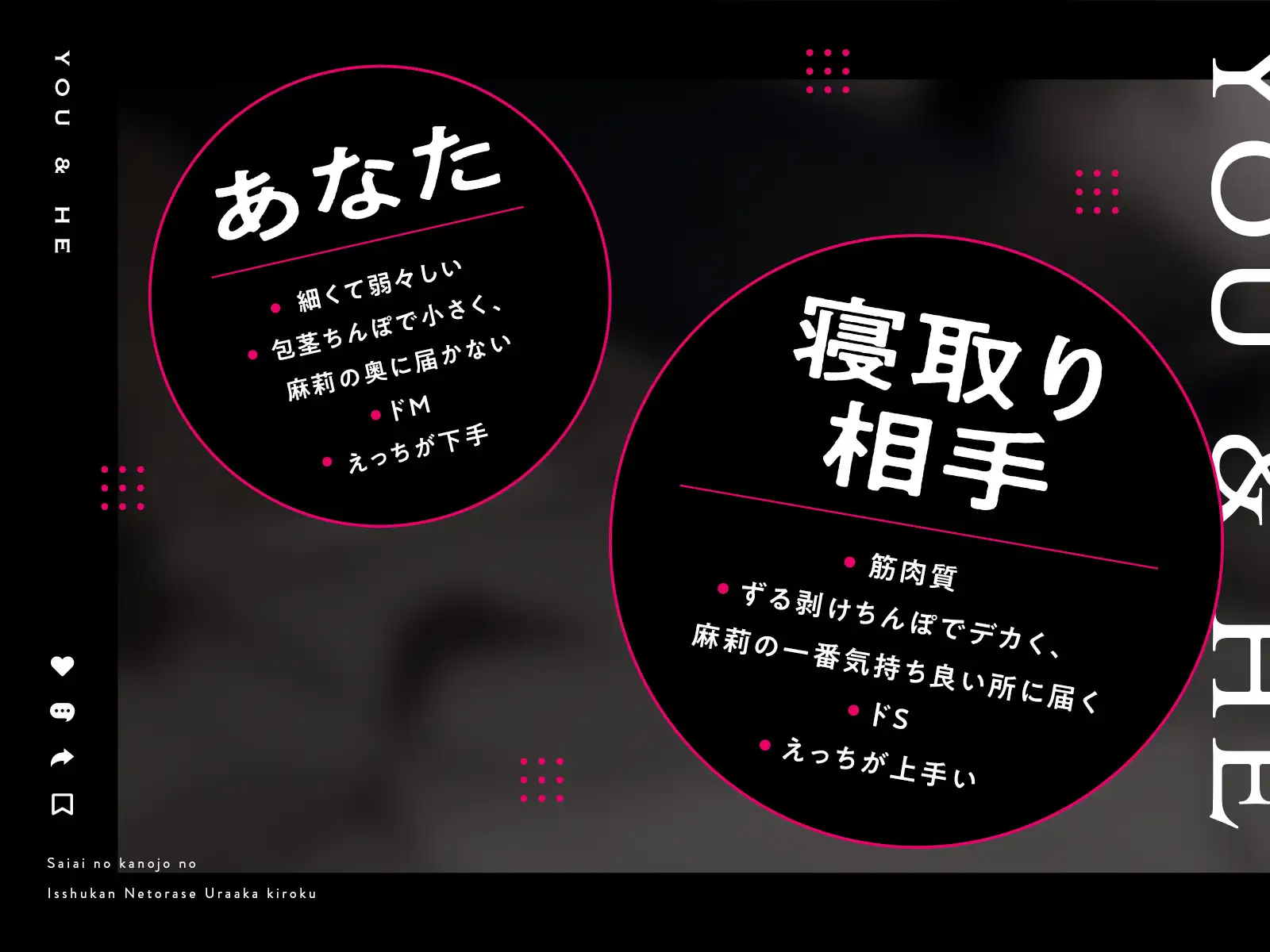 [あくあぽけっと]【寝取らせ性癖】最愛の彼女の一週間NTR記録～あなたが知らない喘ぎ声～