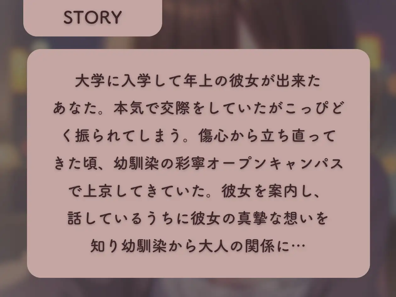 [きむりのないしょばなし]恋心を募らせた年下の幼馴染と初エッチ【KU100】