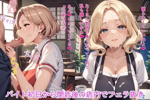 [AIバブみ]バイト先の巨乳人妻とイチャラブ恋人セックス