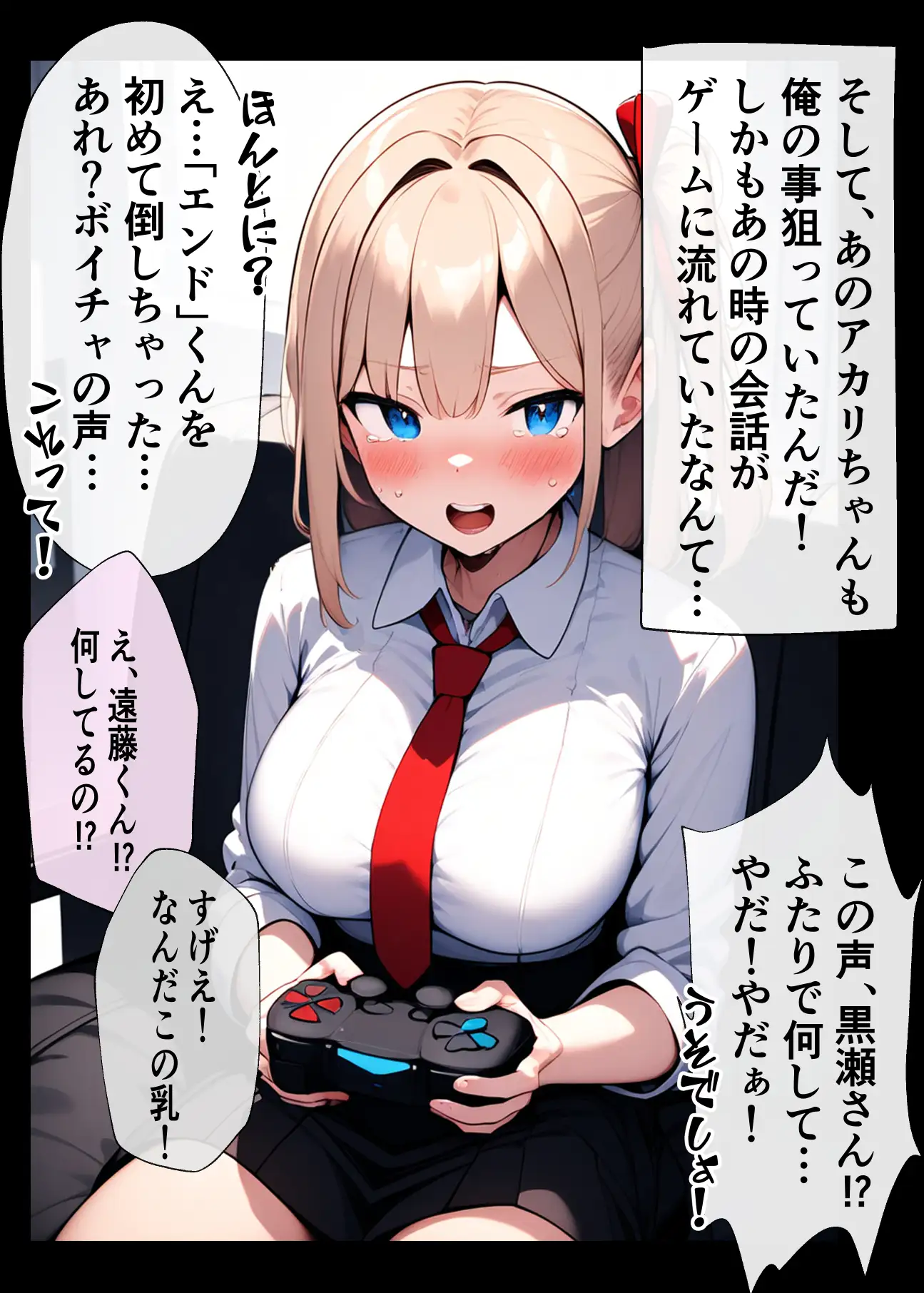 [エロバトルン]罰ゲームで告白した陰キャ巨乳女が調子に乗るのでゲームでボコした結果【コミック版】