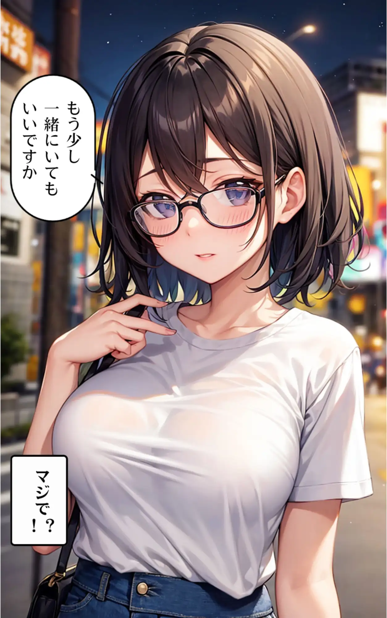 [ちぐはぐくりえいと]マッチングアプリで出会った陰キャ巨乳がえちえちだった件