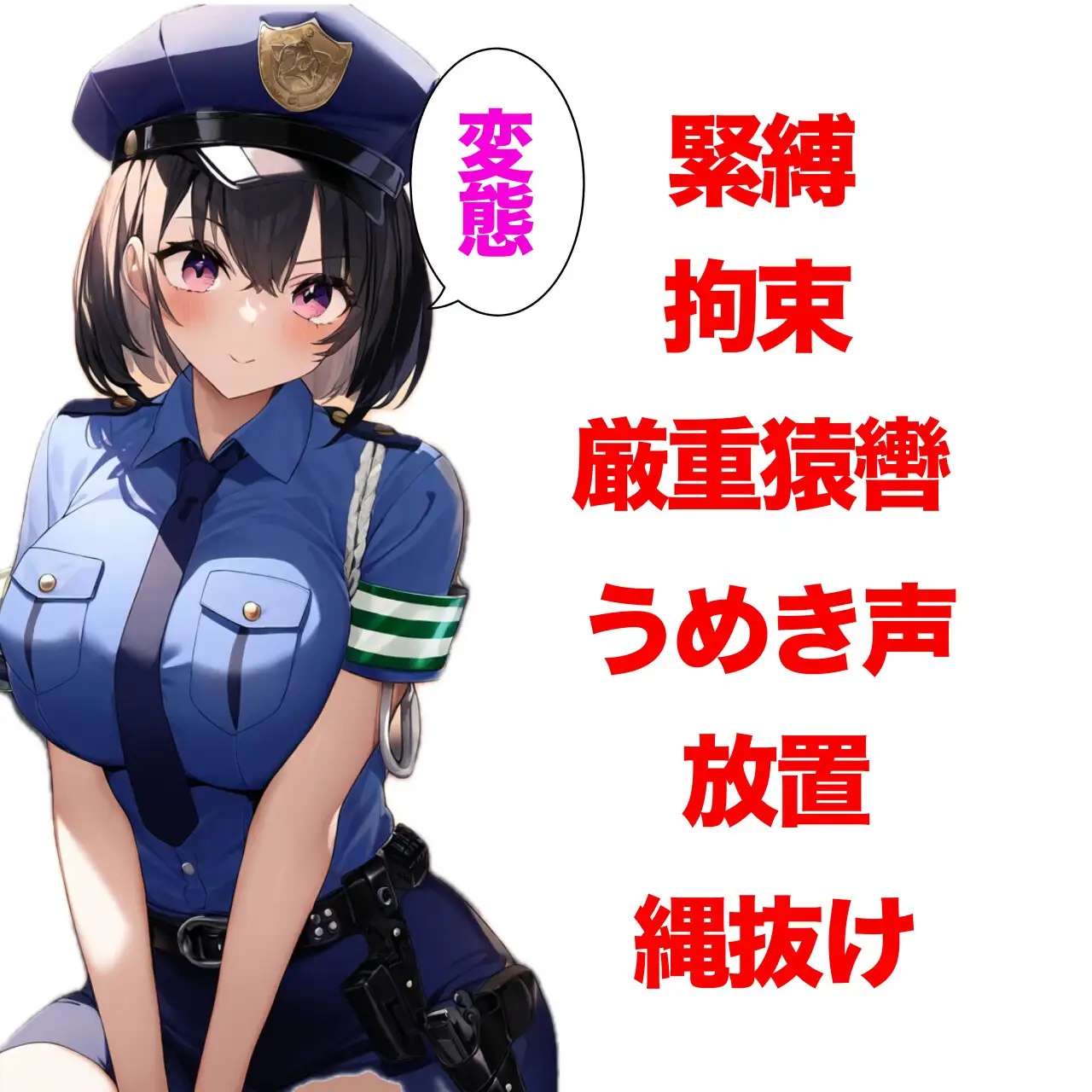 [ぷよのDID倉庫]【音声作品】誘拐された婦警さん、緊縛と猿轡に悶え…