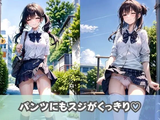 [美女AIコレクション]【清楚系JK】「制服スカートの中見せて」とお願いしたらマンスジくっきりの食い込みパンツとパイパンおま〇こを見せてくれる仲良しお姉ちゃん【女子校生】