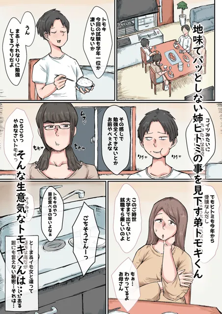 [くーへんばうむ]芋女と馬鹿にしていた姉貴に堕とされJKの玩具になるまで。