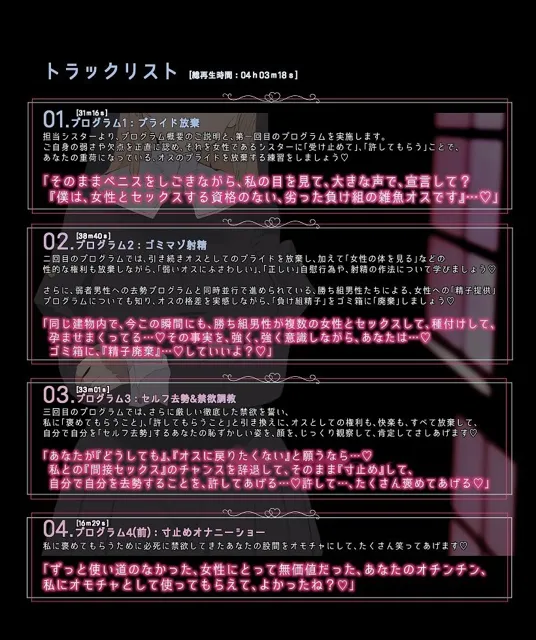 [YAO]弱いオスであるあなたを許してあげます3〜女神のように優しいシスター聖様による恋愛弱者男性救済（去勢＆マゾ雌化）調教〜