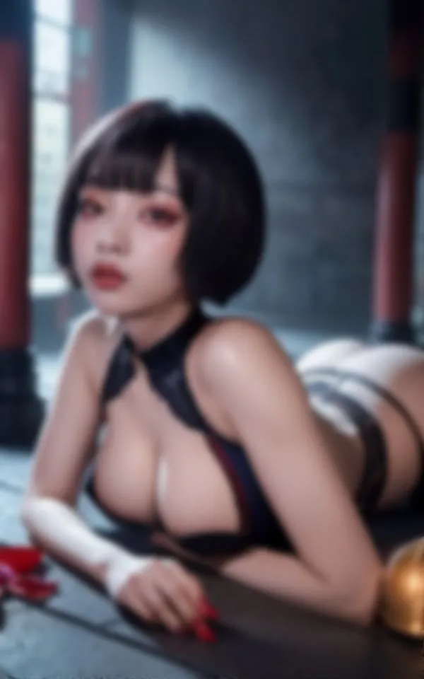 [えいあい革命]【90%OFF】淫乱爆乳キョンシーHな流出写真集92枚