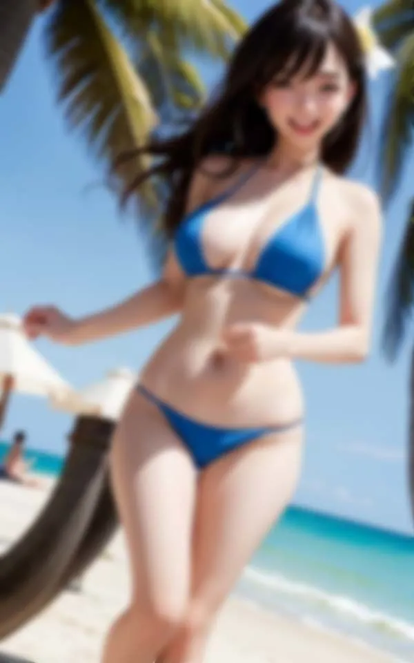 [あくあAI]【90%OFF】夏のビーチに現れた笑顔がまぶしい淫乱ビッチ美女コレクション