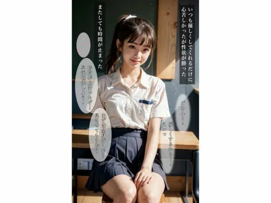 [ぽちっとゆめぶくろ]女子校生時間停止アプリ ギャル・貧乳清楚系・巨乳女教師による3本立て