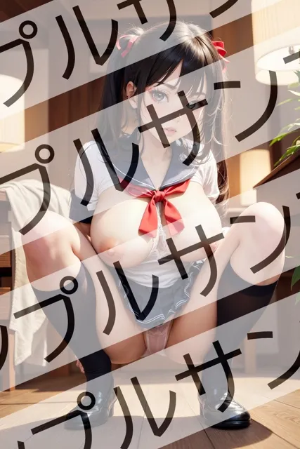 [あらぶるま18＋]上から目線のセーラー服JKのしゃがみパンチラ vol.1