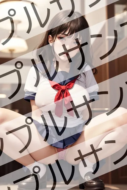 [あらぶるま18＋]上から目線のセーラー服JKのしゃがみパンチラ vol.1