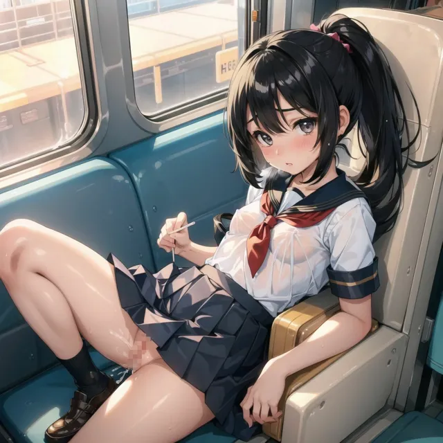 [ぷにあな]【90%OFF】痴●電車1〜つるぺた少女、中出し待ち〜