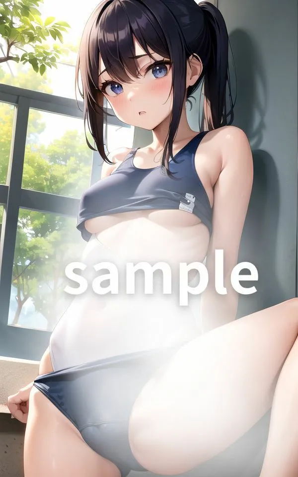 [AI美女まとめ]【50%OFF】ちっぱいスク水特集