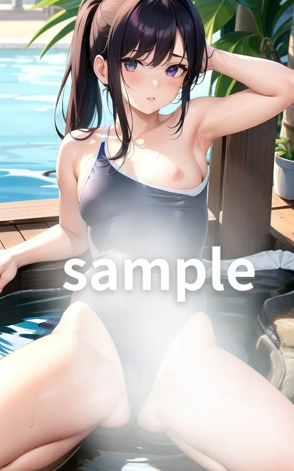 [AI美女まとめ]【50%OFF】ちっぱいスク水特集