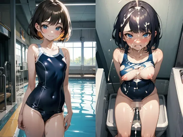 [猫パンチ]【90%OFF】【総集編】特盛スク水娘