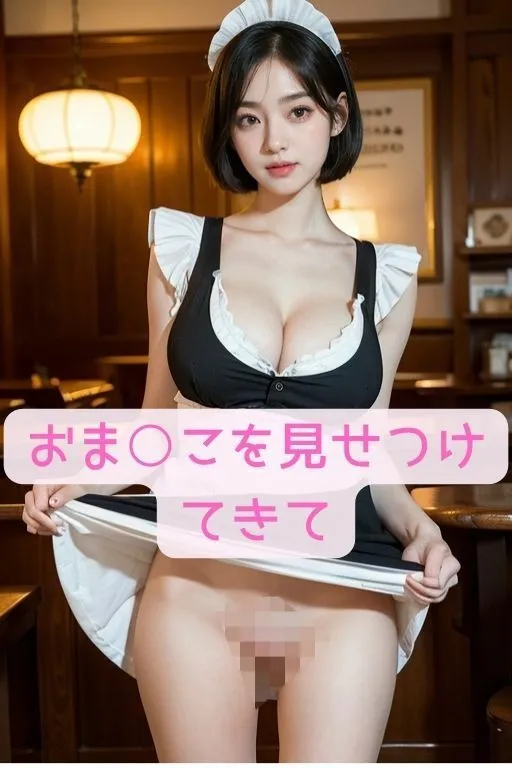 [美女AI]【90%OFF】喫茶店でおま〇こくぱぁなHなひと時