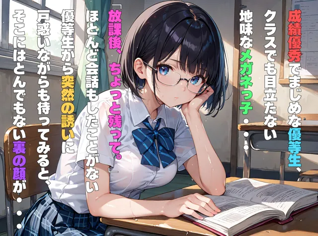 [肉まんじゅう]【50%OFF】クラスの地味なメガネっ子は実は隠れ巨乳でビッチだった