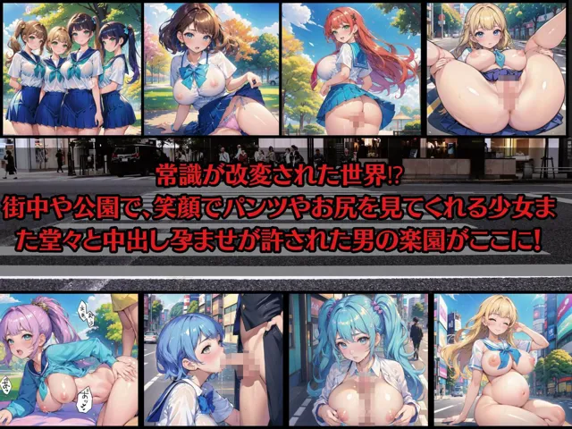 [ドリームラボ]【50%OFF】常識改変！どこでも孕ませ街【豪華CG277枚収録】