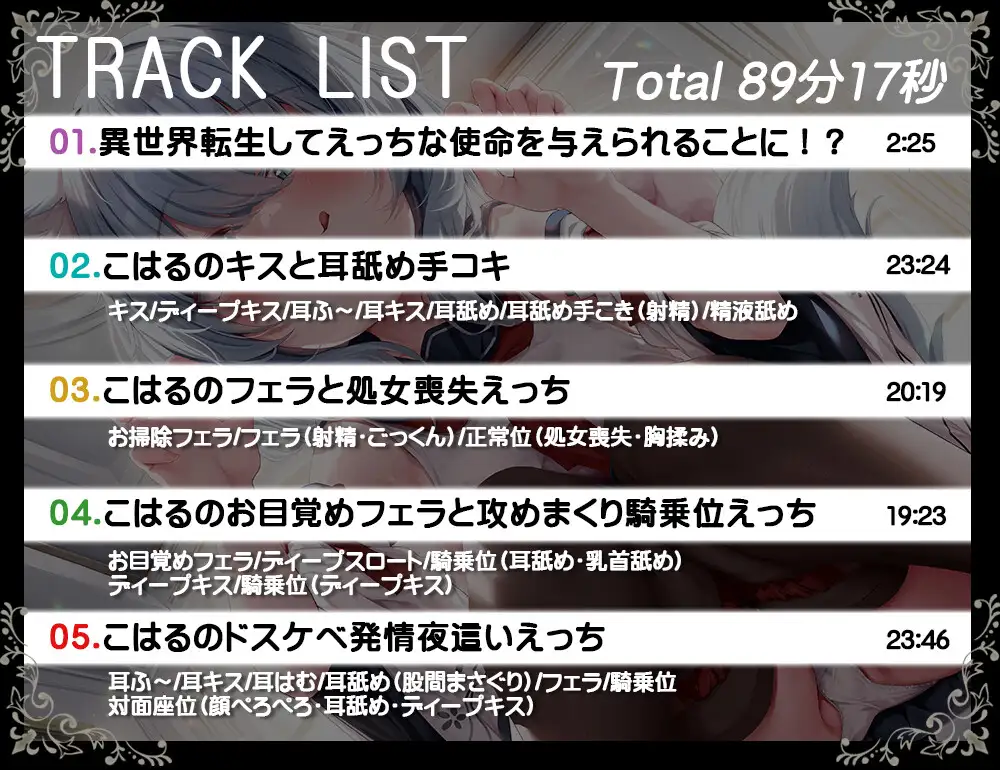 [銀娘]天真爛漫な狼耳娘の攻めまくり発情えっち ～精液ぜ～んぶもらっちゃうね～【KU100】