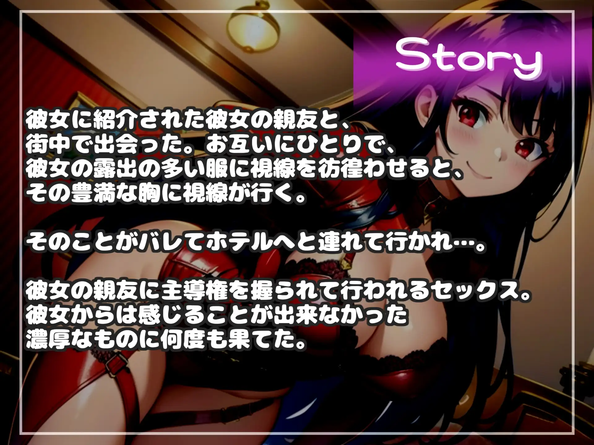 [いむらや]白くてくっさいザーメン出しなさいっ!! 彼女のドSな親友に逆寝取られてしまい、常に主導権を握られてアナル責め&オホ声SEXで快楽漬けにされる