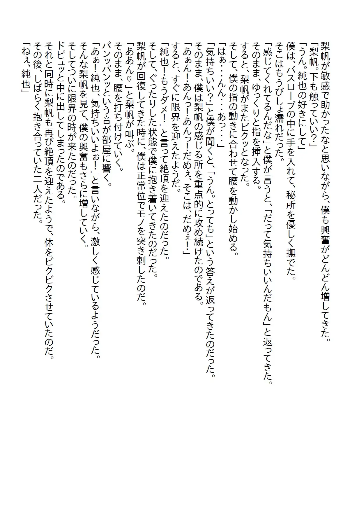 [さのぞう]【隙間の文庫】お泊り場所がいつも自宅ではなくラブホだった僕だが彼女の力で解決し、24時間エッチし放題になった