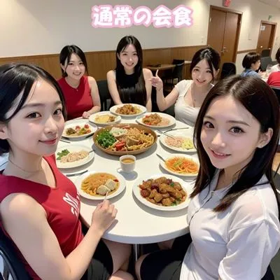 [美少女AI〜丸〜]流出！美人ママ！変態会食！