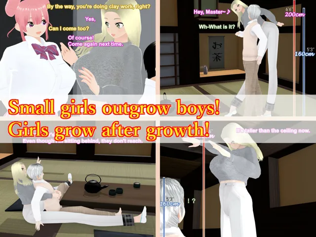 [女子成長クラブ]Outgrowing only girls， Overtake boys， Growth sound Clay Modeling Arc