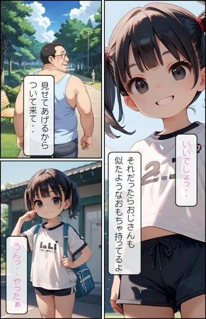 [ろりーと]【75%OFF】つるぺた娘おじさんとおもちゃ遊び