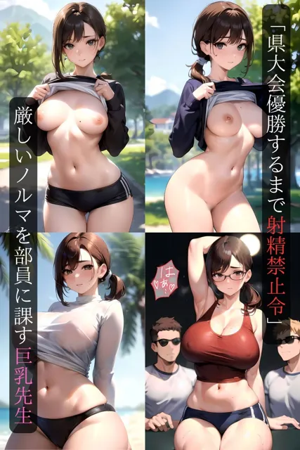 [WEEKEND GIRLS]陸上部の巨乳先生 男子部員の射精管理失敗