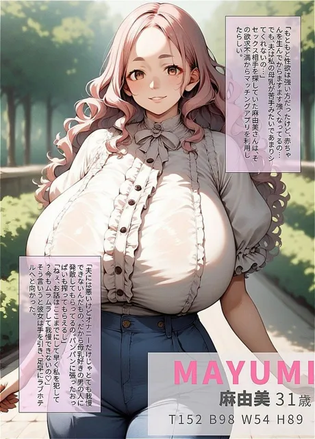 [階段二輪]マッチングアプリで出会った搾乳されたい母乳ママ