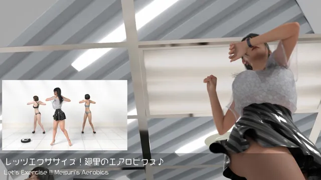 [Libido-Labo]【△100】二階堂沙耶の変態ニュースジャパン＃020-J日本語版［台風接近！エアロビクスインストラクターが出社できずピンチヒッター！スケベ掃除ロボによる盗撮！PV5黒TバックVer.2］