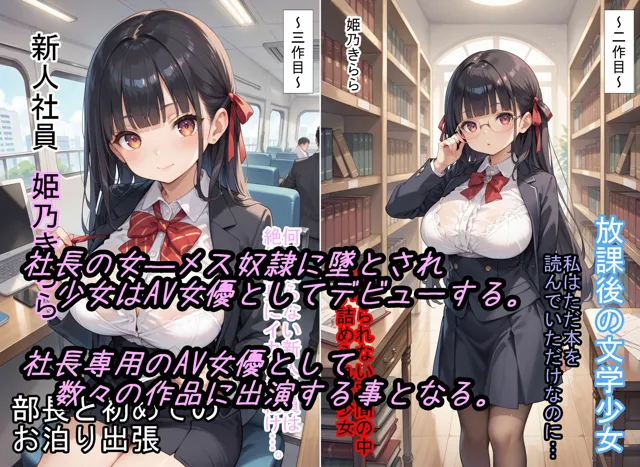 [魔術師プロトン2D]【AV社長:オーガ健】女優志望の田舎娘をAV女優に墜とすまで