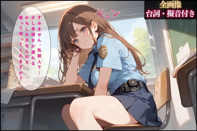 [夜のたしなみ]落とし物を届けに交番に行ったら可愛い女性警察官が1人だった【全画像台詞・擬音付き】