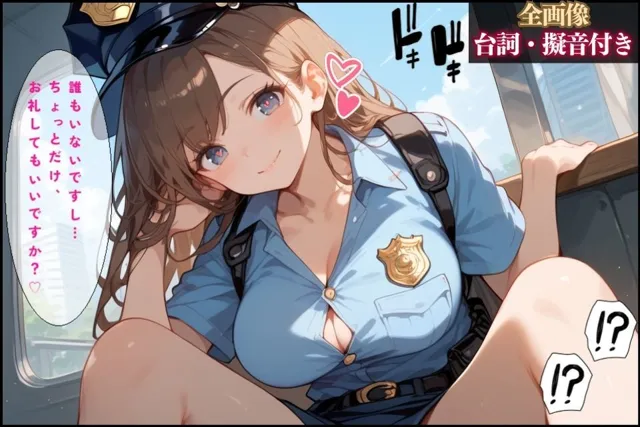 [夜のたしなみ]落とし物を届けに交番に行ったら可愛い女性警察官が1人だった【全画像台詞・擬音付き】