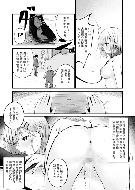 [mokataki_works]女性の権利が失われた国