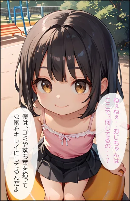 [ろりーと]公園で仲良くなったおじちゃんとお外で内緒のお遊び