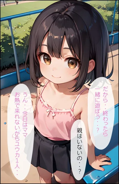 [ろりーと]公園で仲良くなったおじちゃんとお外で内緒のお遊び