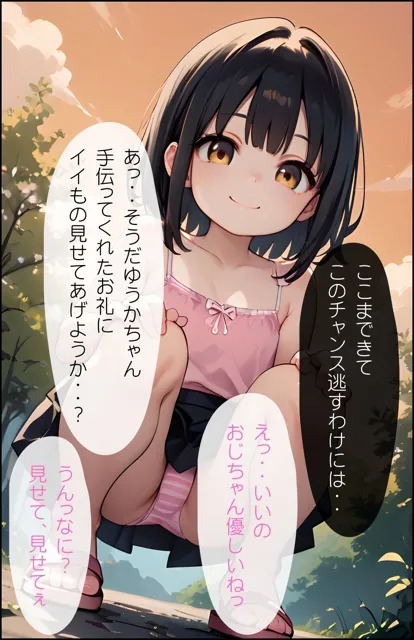 [ろりーと]公園で仲良くなったおじちゃんとお外で内緒のお遊び