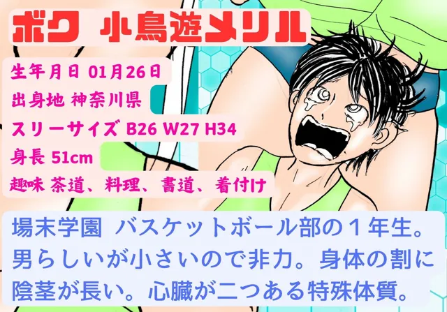 [神田森莉]爆乳のバスケ部長にチンチンをハサミで切断されてしまったボク！【金蹴り・電気あんま・焼き土下座・強●射精・性器切断・強●性転換】