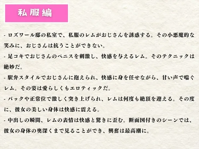 [電脳ポップコーン]淫らな鬼族の献身 〜ロズワール邸で繰り広げられる、禁断の恋？物語。〜