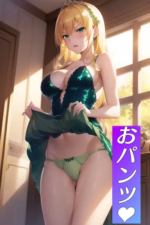 [AIパンツ部]嫌顔スカートたくし上げパンツ〜ドレス編〜