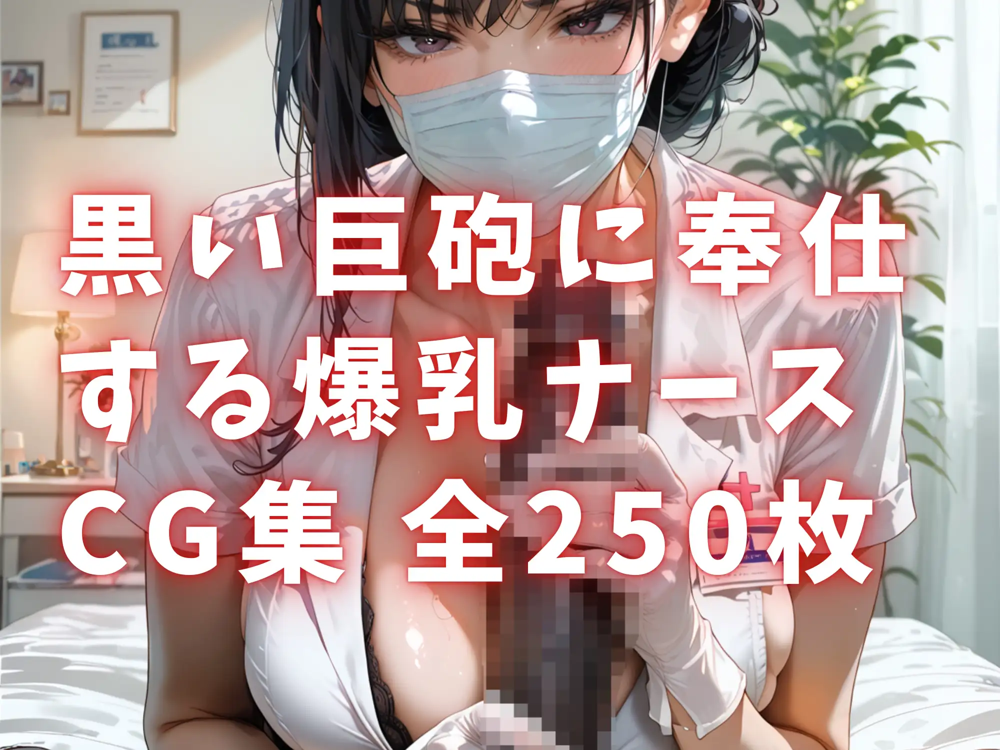 [エログラ]黒い巨砲 VS 爆乳ナース【250枚】