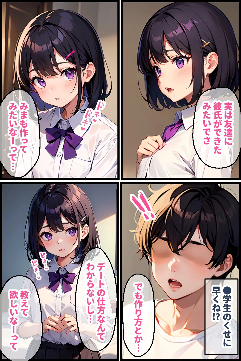 [官能マンガ]お兄ちゃん、色々教えて?ーはじめてのお付き合い編ー