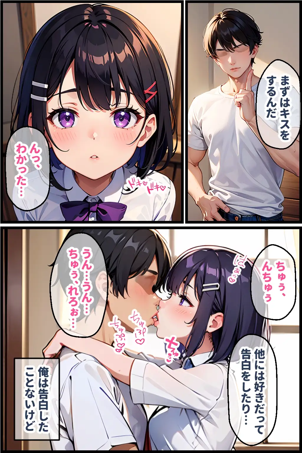 [官能マンガ]お兄ちゃん、色々教えて?ーはじめてのお付き合い編ー