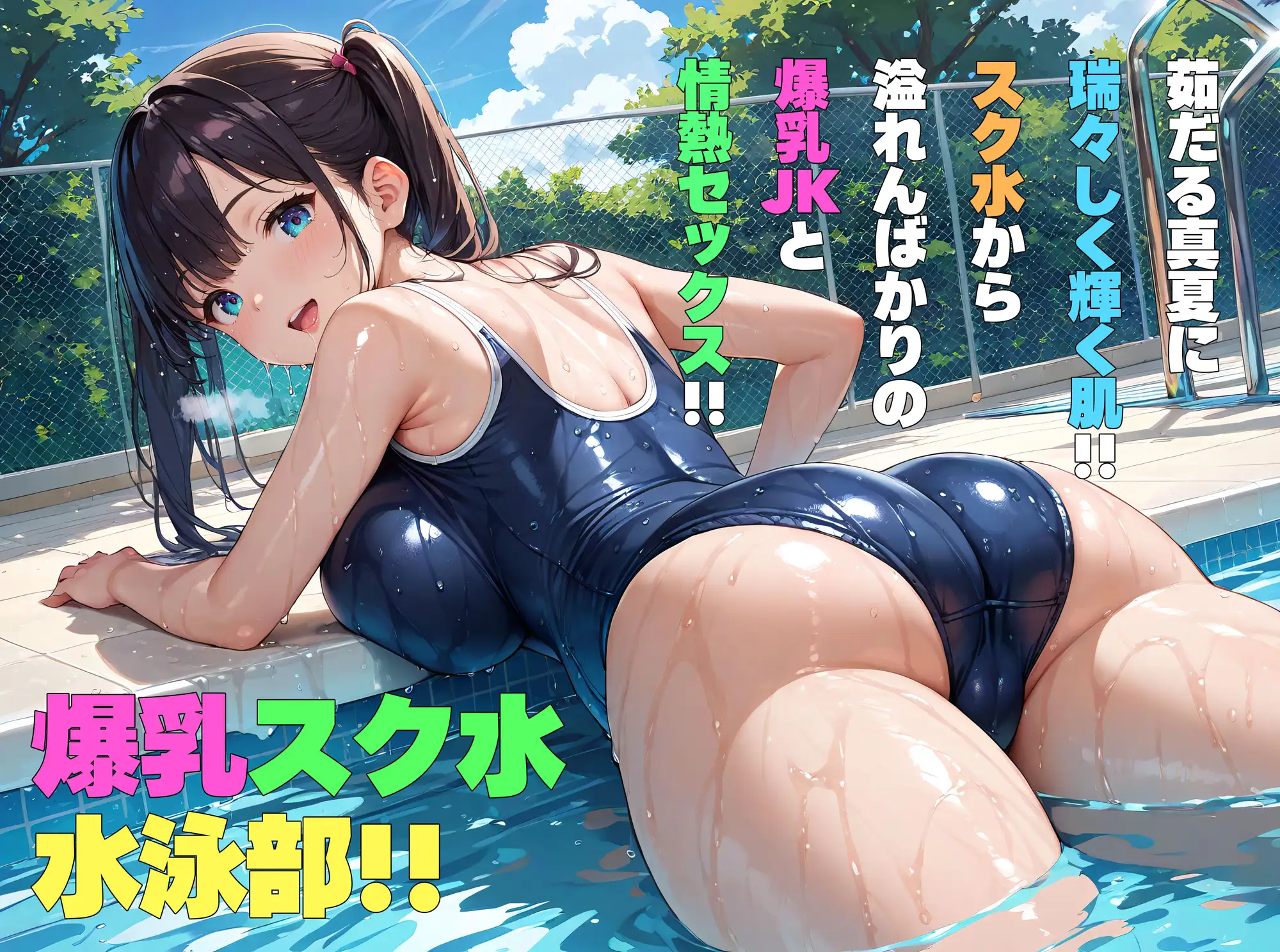 [いちぢくマンゴー]スク水!爆乳!水泳部!