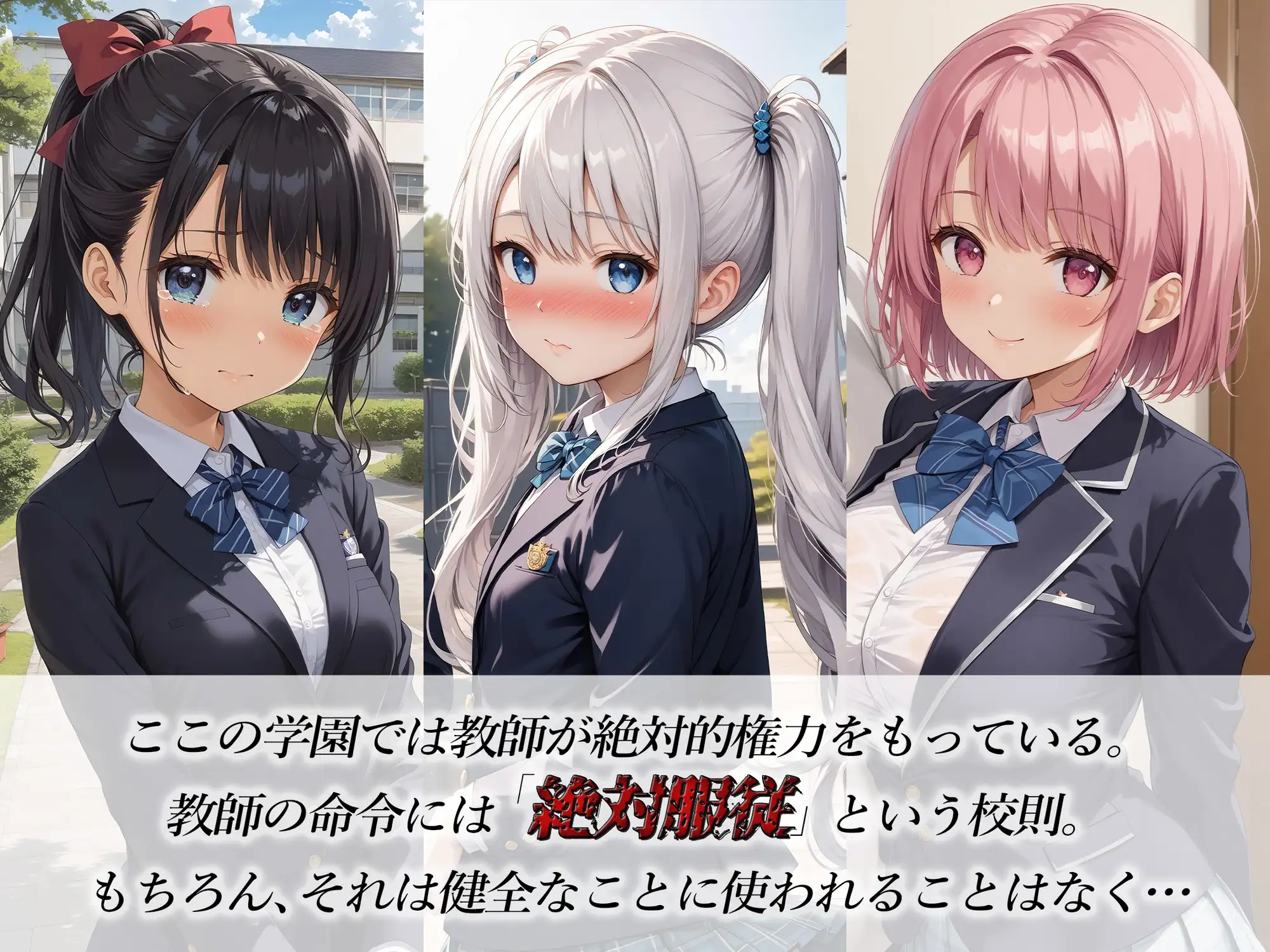 [Beauties Lab]絶対服従学園 〜捕らわれた3人の少女たち〜