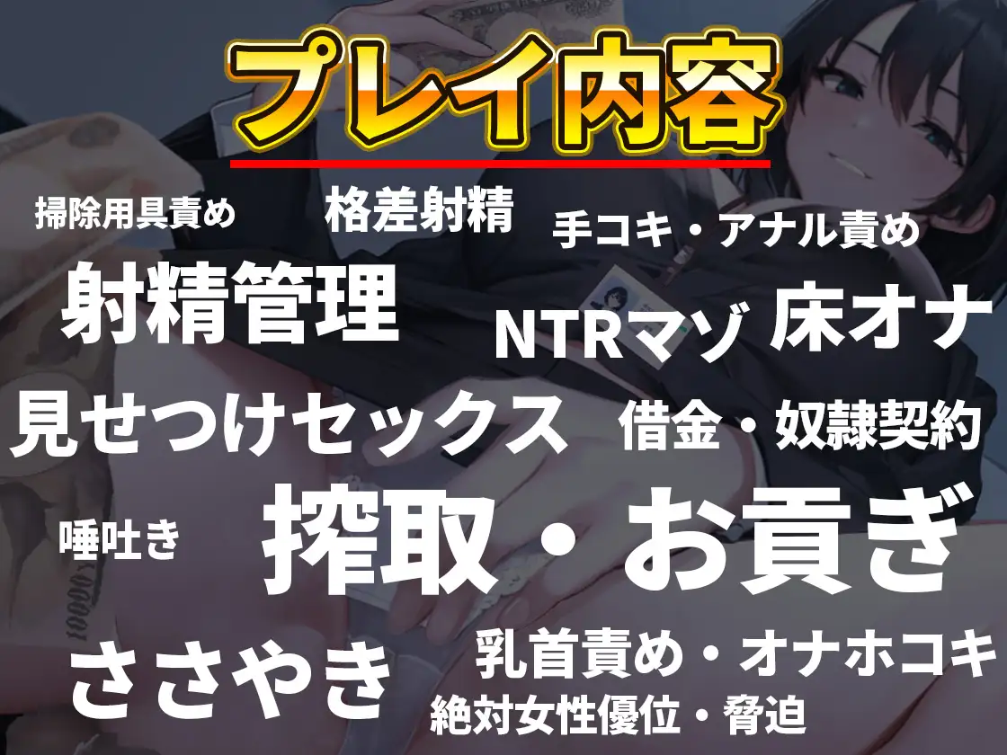 [オスマグロ]【格差・NTRマゾ・搾取】後輩エリート正社員様にお貢ぎ射精管理される童貞派遣社員の僕