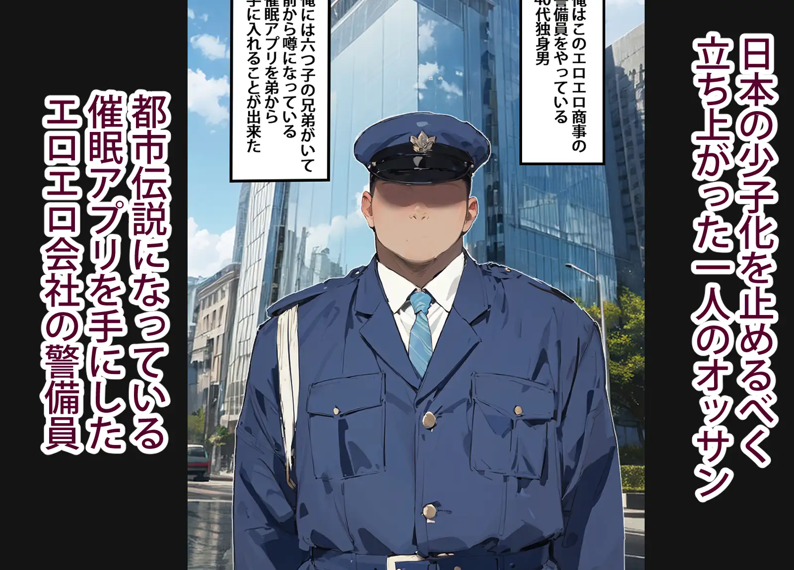 [東京漫画研究所]エロエロ商事会社の警備員が弟から催○アプリを手に入れたぞ