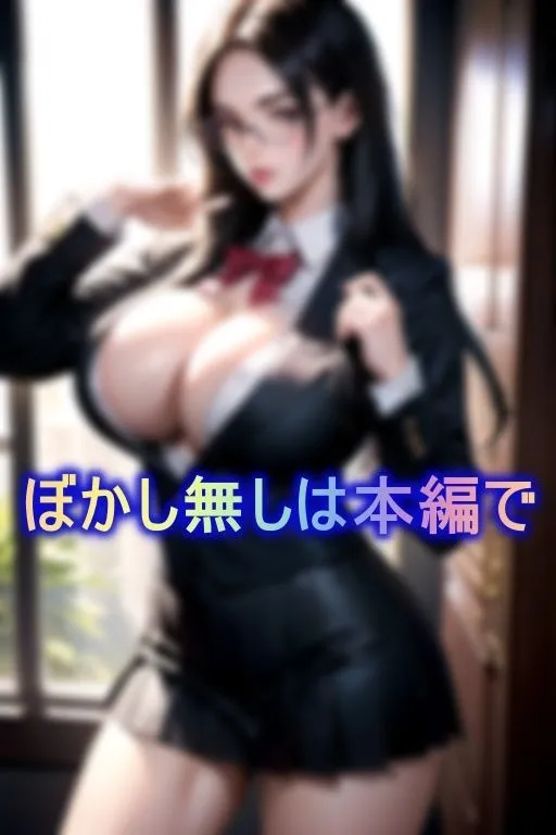 [蟹江西]地味なメガネっ娘巨乳JKが友達の弟の童貞を狙う痴女だった