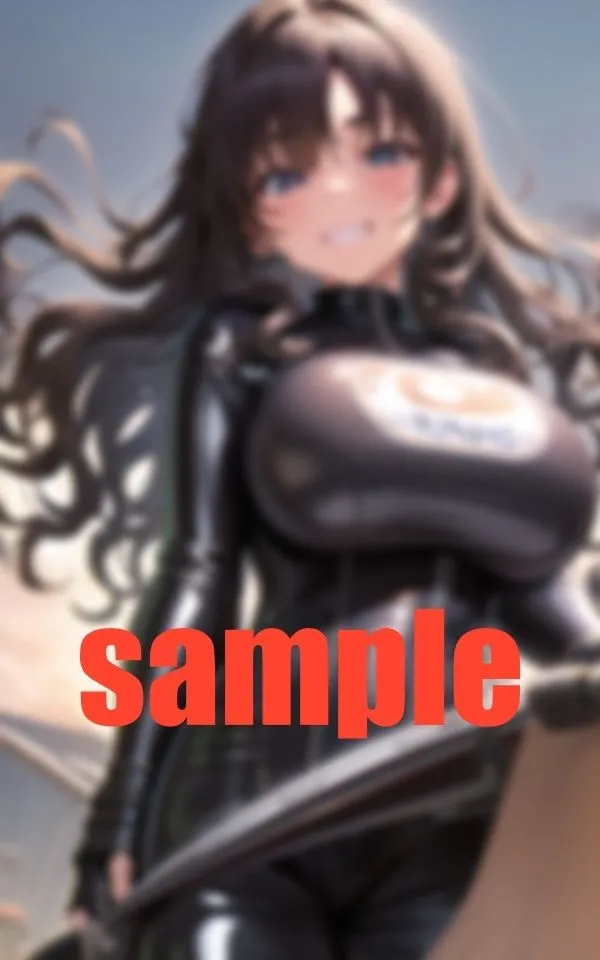 [楽24]むち乳バイク女