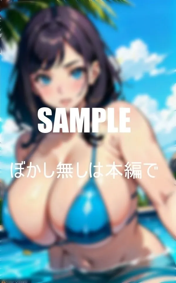 [AI美女LABO.28]真夏のセクシービキニ美女たちの触ってみたい爆乳オッパイ